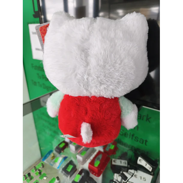 Peluche Hello Kitty Fluffy Laço Vermelho 28cm 7