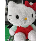 Peluche Hello Kitty Fluffy Laço Vermelho 28cm 8