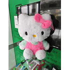 Peluche Hello Kitty Fluffy Laço Rosa 28cm 3