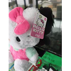 Peluche Hello Kitty Fluffy Laço Rosa 28cm 5