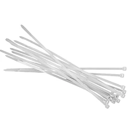 Saco com 100 Abraçadeiras de Serrilha Idealsat FS200 3,5x200 Natural 
