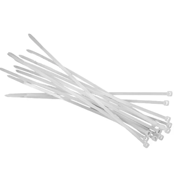 Saco com 100 Abraçadeiras de Serrilha Idealsat FS200 3,5x200 Natural  1