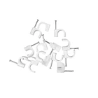 Saco com 100 Abraçadeiras de Prego para cabo coaxial 7mm Idealsat AP200  1