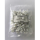 Saco com 100 Abraçadeiras de Prego para cabo coaxial 7mm Idealsat AP200  2