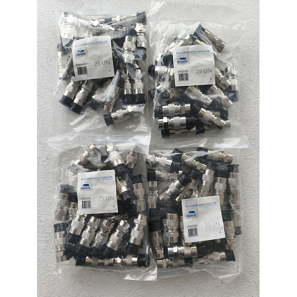 Conector de compressão RG5 - DAXIS Pack de 100 unidades 2