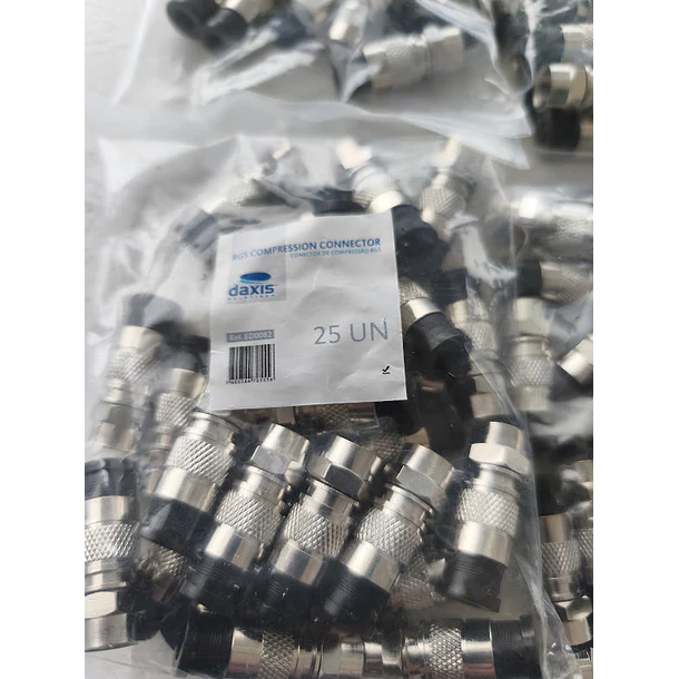 Conector de compressão RG5 - DAXIS Pack de 100 unidades 3