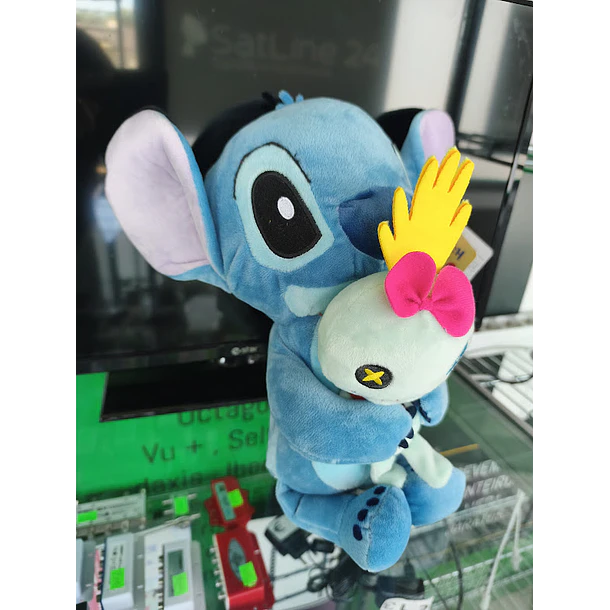 Peluche Stitch + Scrumpy 35/30cm 6