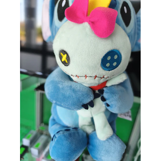 Peluche Stitch + Scrumpy 35/30cm 7