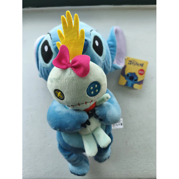 Peluche Stitch + Scrumpy 35/30cm 9