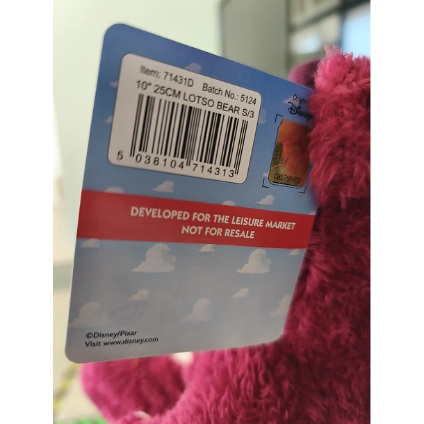 Peluche Toy Story Lotso Bear 25cm 12