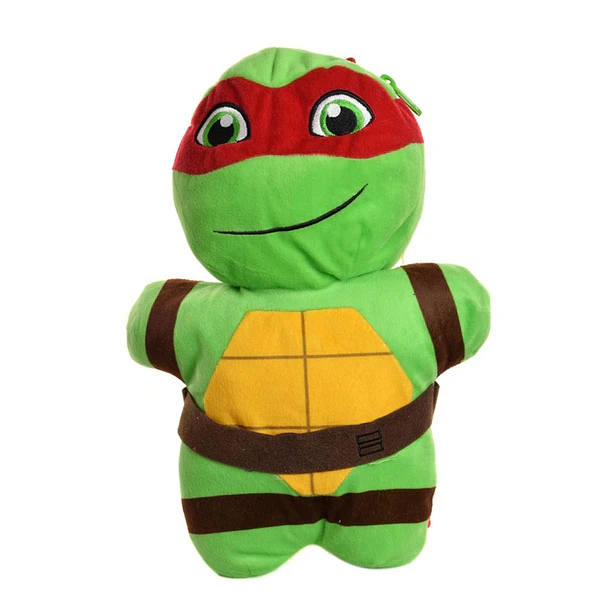 Mochila Pré-Escolar 3d Peluche Tartarugas Ninja Rafaello 38 cm 2