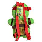 Mochila Pré-Escolar 3d Peluche Tartarugas Ninja Rafaello 38 cm 3