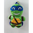 Mochila Pré-Escolar 3d Peluche Tartarugas Ninja Leonardo 38 cm 2