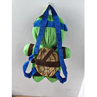 Mochila Pré-Escolar 3d Peluche Tartarugas Ninja Leonardo 38 cm 4