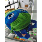 Mochila Pré-Escolar 3d Peluche Tartarugas Ninja Leonardo 38 cm 6