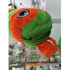 Mochila Pré-Escolar 3d Peluche Tartarugas Ninja MichelAngelo 38 cm 11