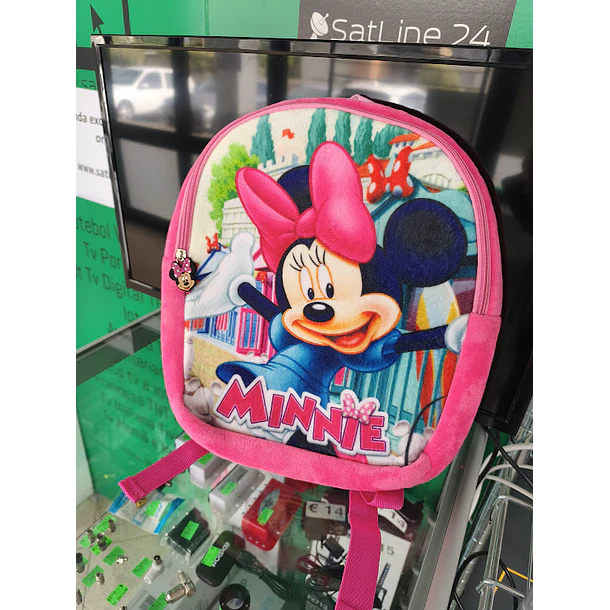Mochila de Peluche Disney Minnie 32cm 4