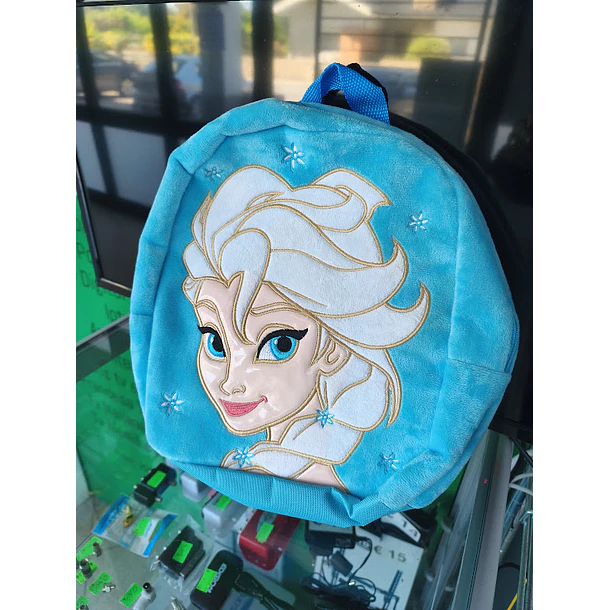 Mochila de Peluche Frozen Elsa 3D 29cm 3