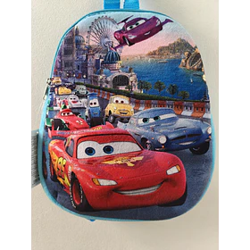 Mochila de Peluche Cars Faísca Mcqueen Race 32cm