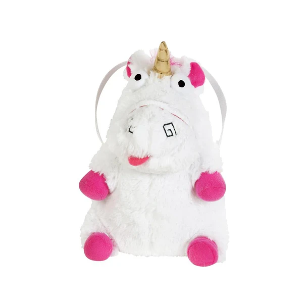 Mochila/Bolsa de ombro Fluffy Unicórnio 3D Despicable Me 25cm 3