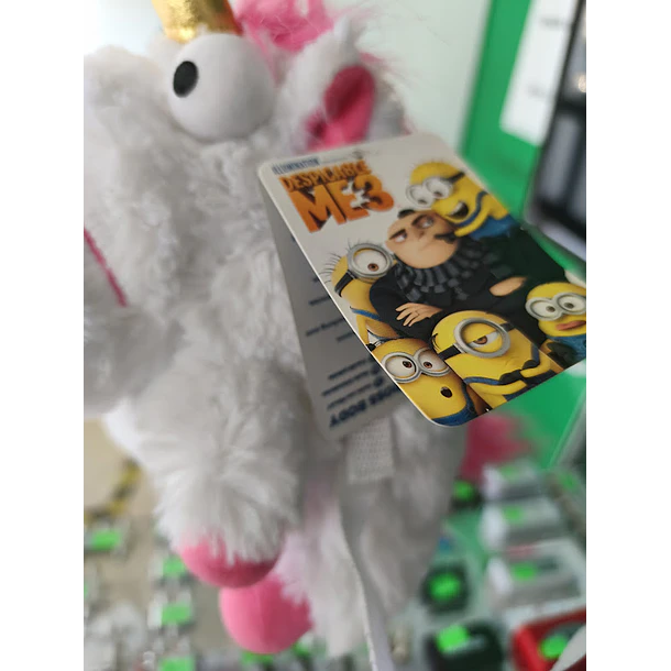 Mochila/Bolsa de ombro Fluffy Unicórnio 3D Despicable Me 25cm 5