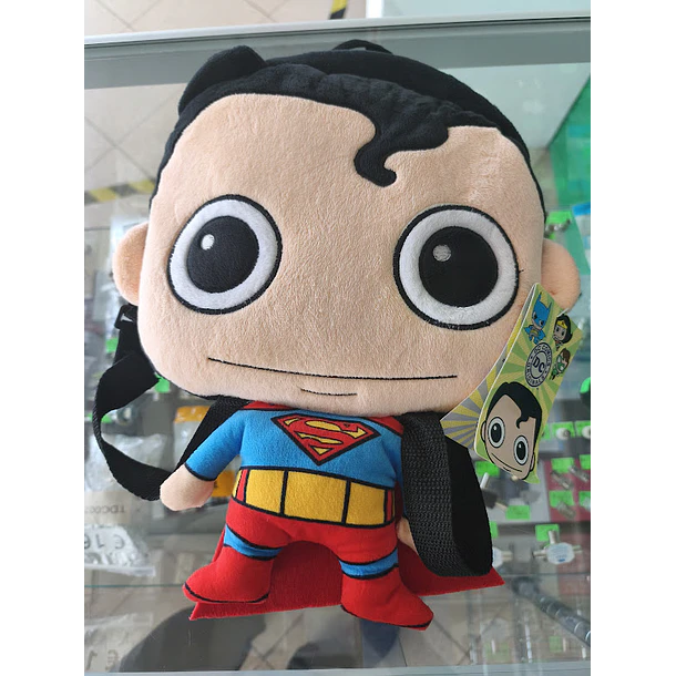 Mochila de Peluche 3D Dc Comics Superman Kid 32 cm 8