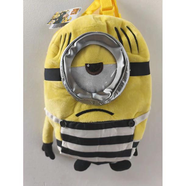 Mochila de Peluche 3D Minions Stuart jail prison 30cm 2