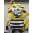 Mochila de Peluche 3D Minions Stuart jail prison 30cm 5