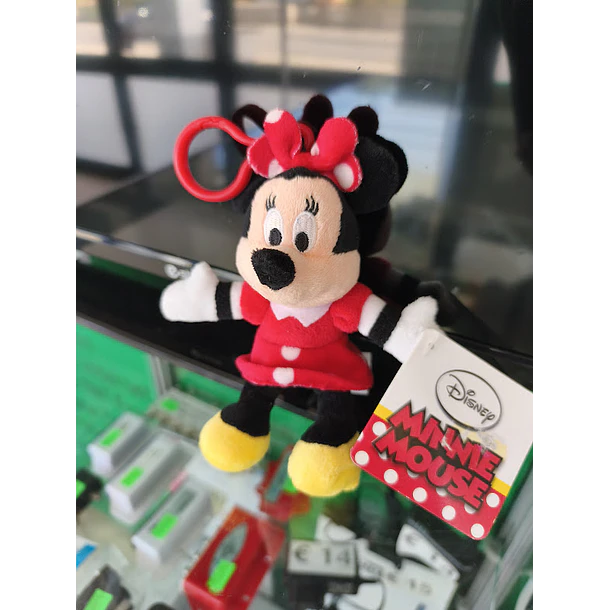 Bagclip Minnie Mouse Peluche 15cm 2