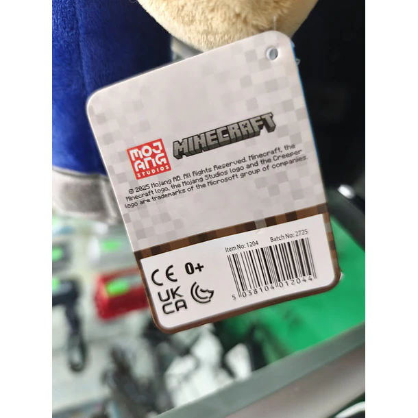 Peluche Minecraft Steve 30cm 8