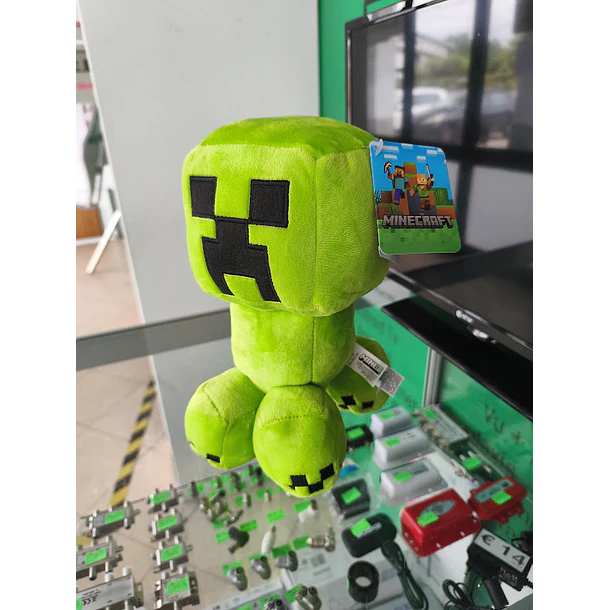 Peluche Minecraft Creeper 28cm 4