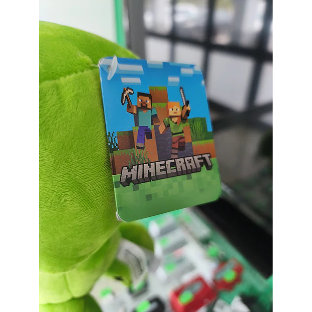 Peluche Minecraft Creeper 28cm 5
