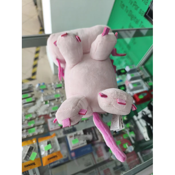 Peluche Minecraft Axolote Rosa 33cm 8