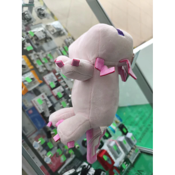 Peluche Minecraft Axolote Rosa 33cm 9