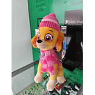 Peluche Patrulha Pata Skye de Inverno 45cm sentado 2