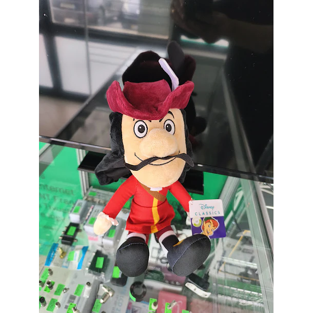 Peluche Capitão Gancho Peter Pan 33cm 3