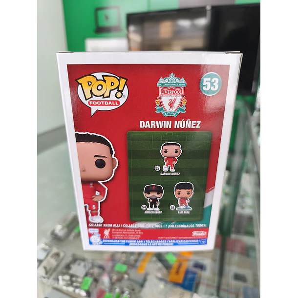 POP! Football Liverpool Darwin Nunez 53  6