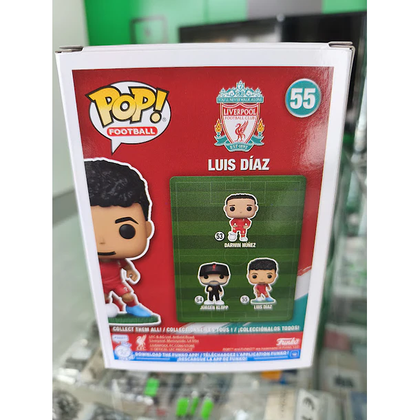 POP! Football Liverpool Luis Diaz 55 6