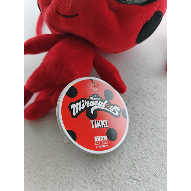 Peluche Tikki Miraculous Ladybug 25cm 4
