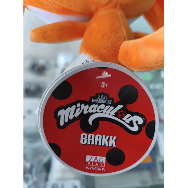 Peluche Barkk Miraculous Ladybug 25cm 8