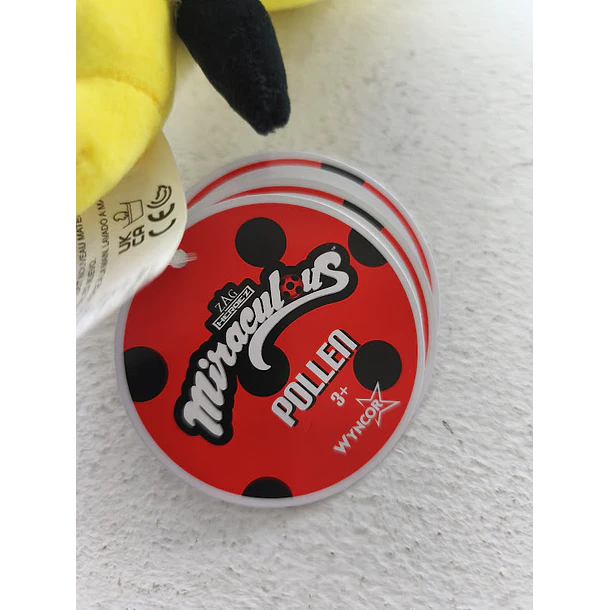 Peluche Pollen Miraculous Ladybug 28cm 7