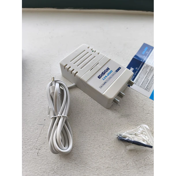 AMPLIFICADOR DE INTERIOR EDISION LIA-200 5G UHF/VHF 24db 2out 15