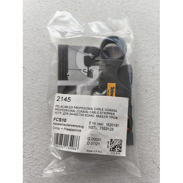 Descarnador de cabo coaxial Profissional Televes 2145 3