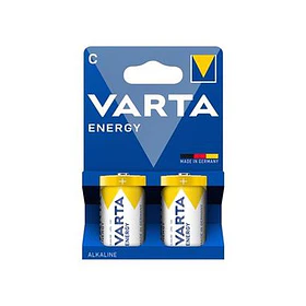 Blister de 2 Pilhas Alcalinas  Varta Energy C LR14 