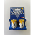 Blister de 2 Pilhas Alcalinas  Varta Energy C LR14  3