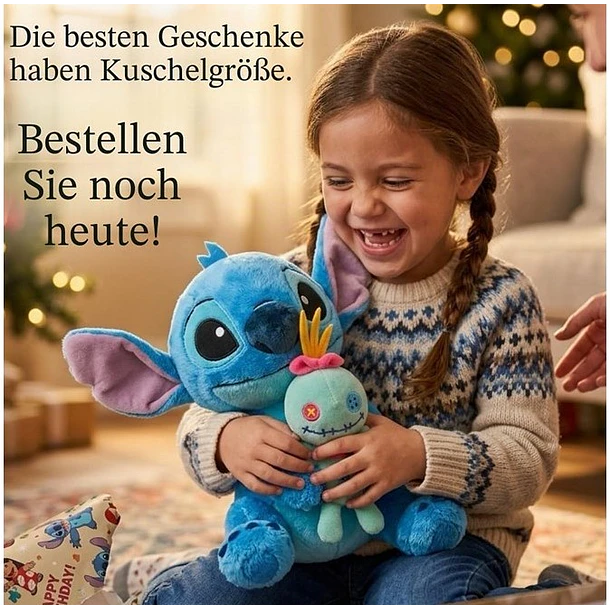 Peluche Disney Simba Stitch com Scrump 25cm 3