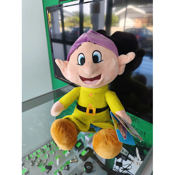 Peluche Branca de Neve e os 7 Anões Dunga (Dopey) 35/25cm 2
