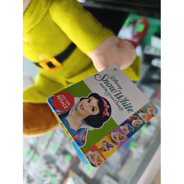 Peluche Branca de Neve e os 7 Anões Dunga (Dopey) 35/25cm 4