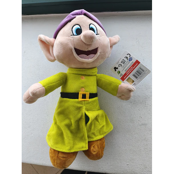Peluche Branca de Neve e os 7 Anões Dunga (Dopey) 35/25cm 11