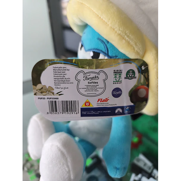Peluche Smurfs the Movie Smurfina 32cm 5